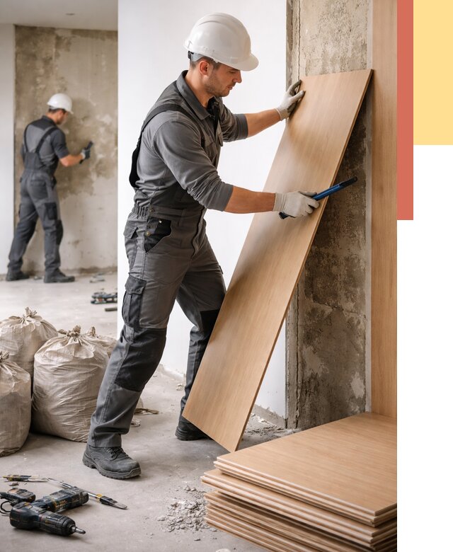 Демонтаж стеновых панелей в Партизанске от 3757 руб. за м² быстро и недорого | ОТДЕЛОЧНИК-Прт