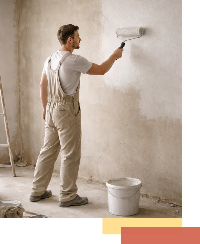 Грунтовка стен под отделку в Партизанске профессиональным раствором