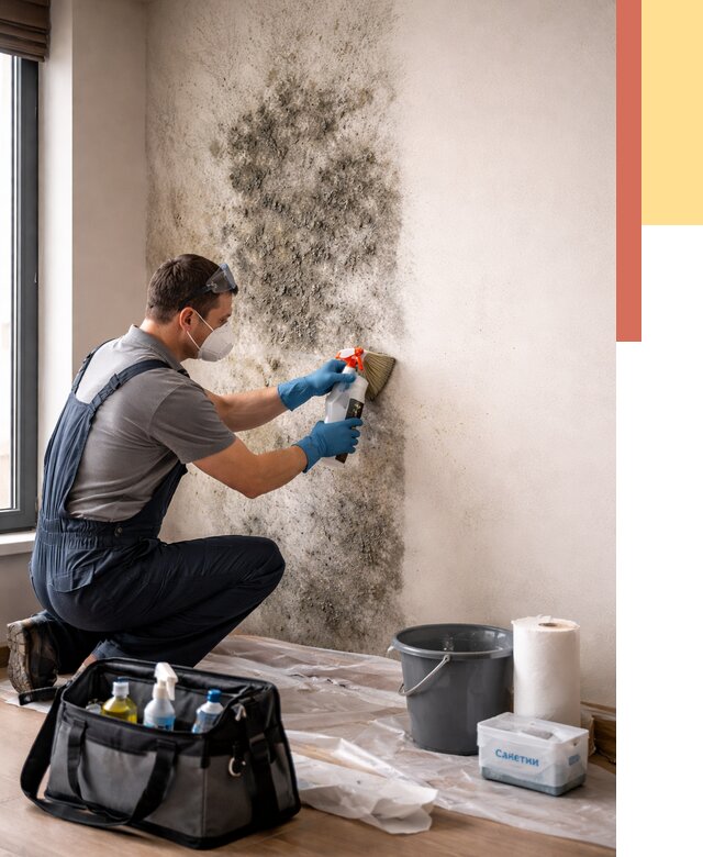 Удаление плесени со стен в Партизанске от 2308 руб. — быстро и недорого | ОТДЕЛОЧНИК-Прт