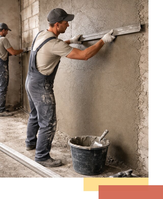 Штукатурка стен цементно-песчаная в Партизанске профессионально