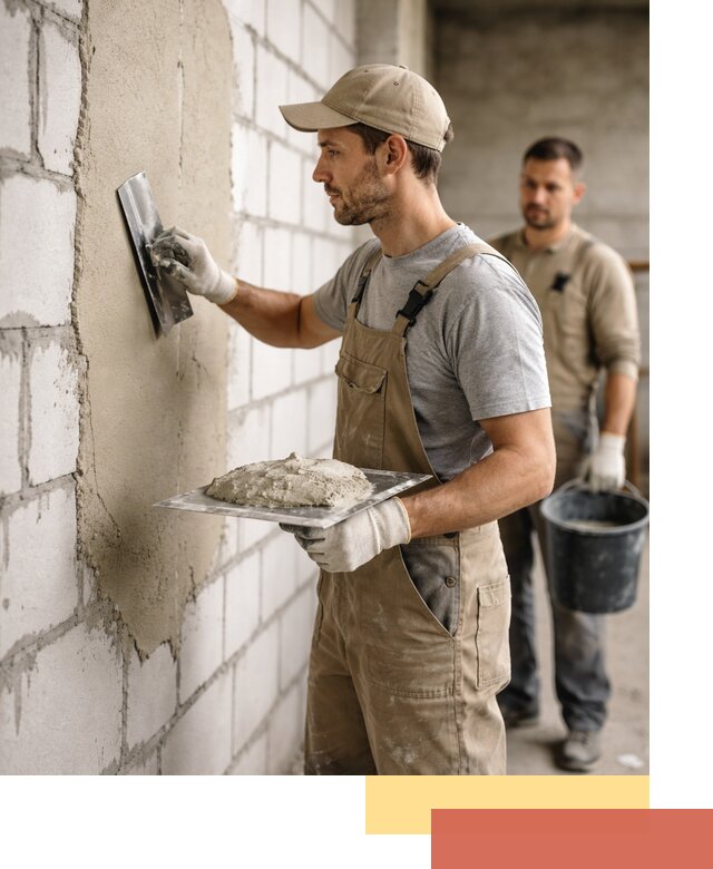 Штукатурка стен из газобетона в Партизанске под ключ