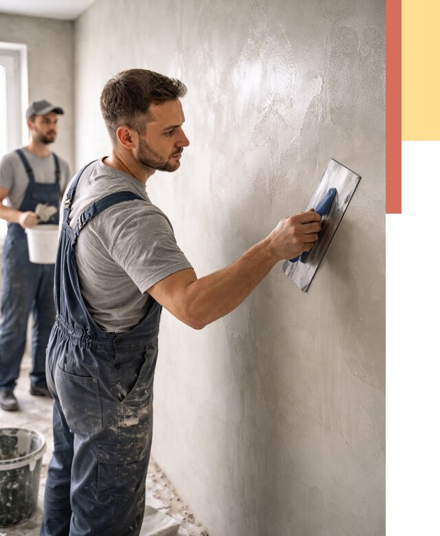 Глянцевание штукатурки стен в Партизанске от 8050 руб. — услуги и затирка | ОТДЕЛОЧНИК-Прт