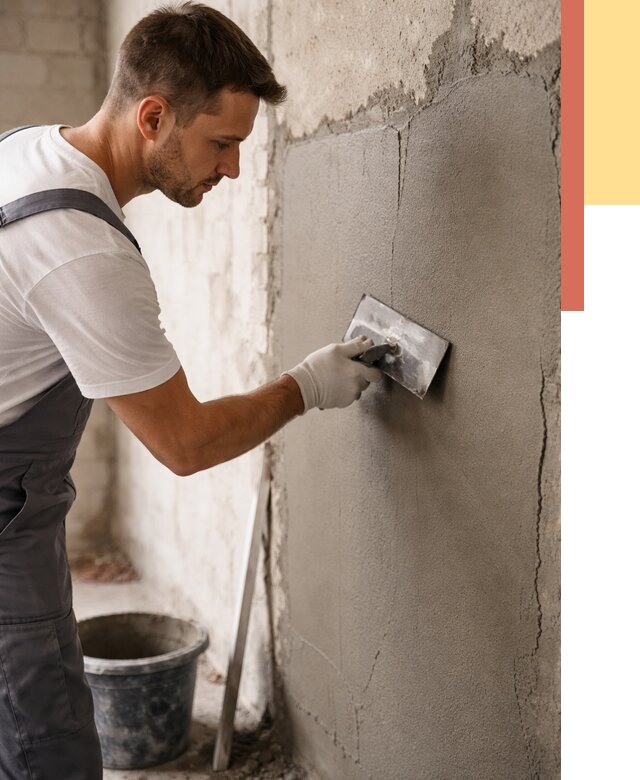 Штукатурка стен под плитку в Партизанске от 4508 руб./м2 — выравнивание под плитку | ОТДЕЛОЧНИК-Прт