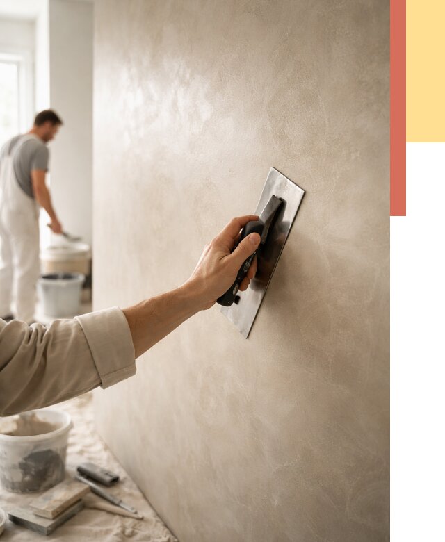 Венецианская штукатурка в Партизанске от 3757 руб/м² — нанесение стен под ключ | ОТДЕЛОЧНИК-Прт