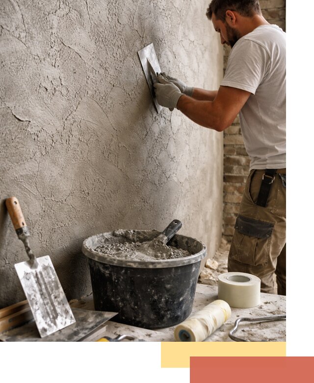 Декоративная штукатурка лофт в Партизанске — отделка стен и потолков