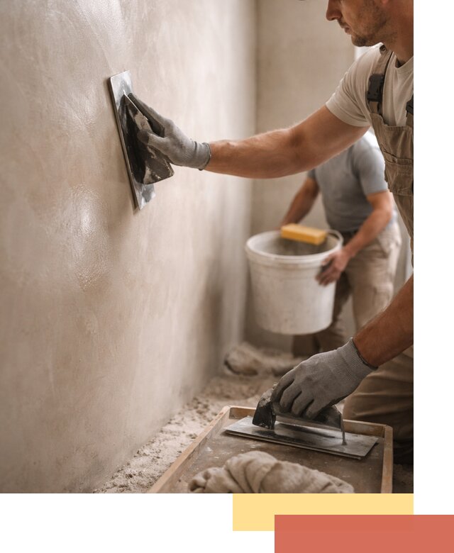 Нанесение марокканской штукатурки таделакт в Партизанске