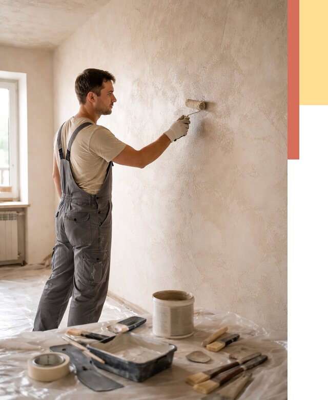 Нанесение лессирующей краски по декоративке в Партизанске от 1878 руб. | ОТДЕЛОЧНИК-Прт