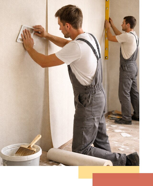 Поклейка бумажных обоев в Партизанске качественно и недорого