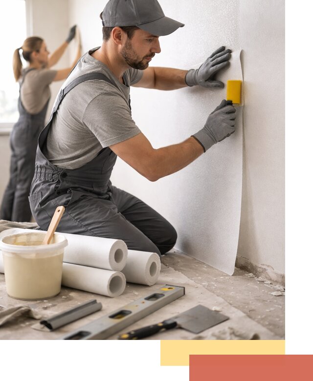 Поклейка стеклообоев профессионально в Партизанске