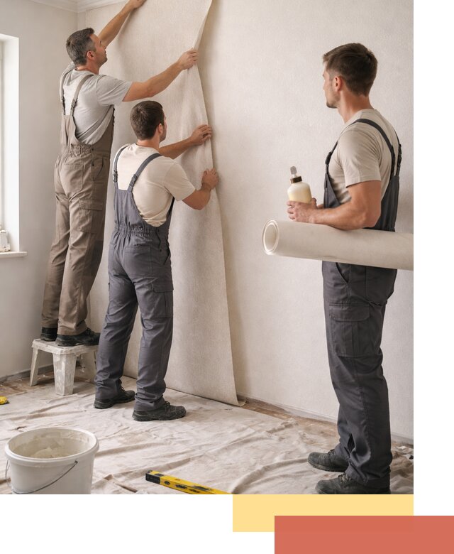 Оклейка стен обоями в Партизанске — качественно и профессионально