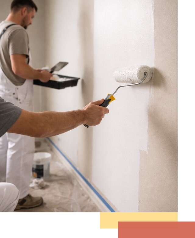 Покраска стен акриловой краской профессионально в Партизанске