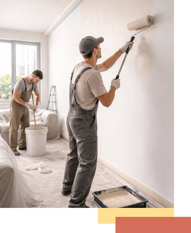 Покраска стен в офисе в Партизанске — быстрый и качественный ремонт