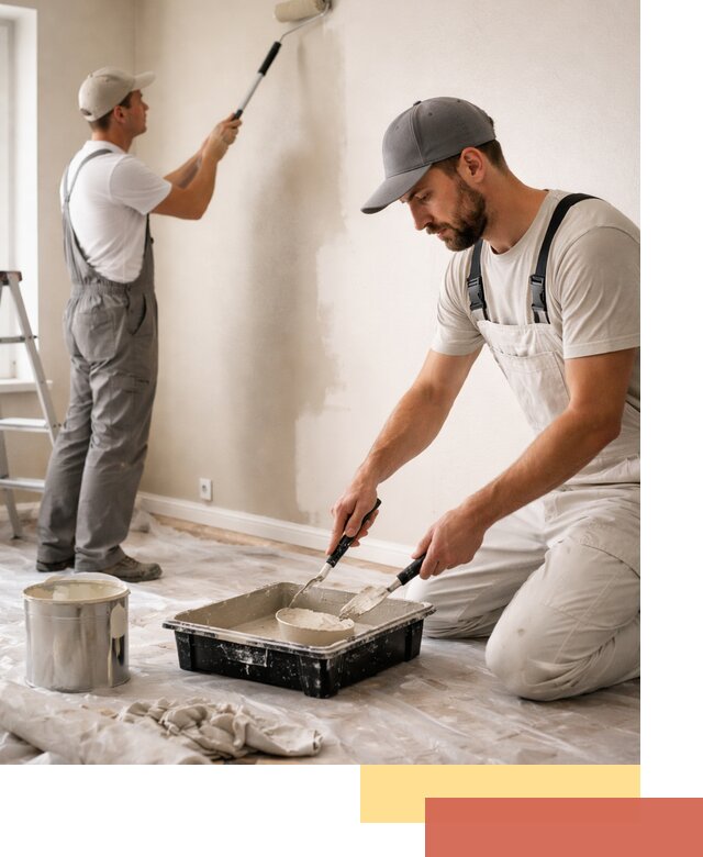 Покраска стен в квартире в Партизанске — профессионально и аккуратно