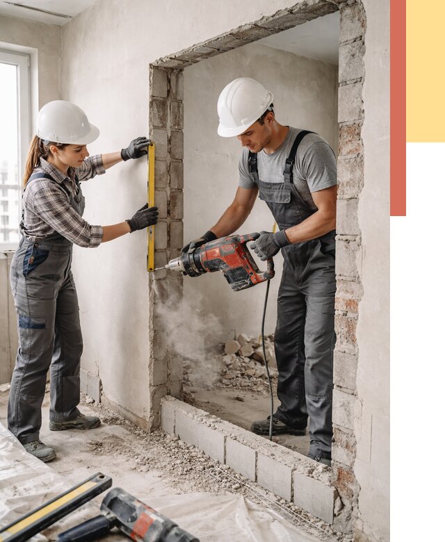 Создание проемов в стенах в Партизанске от 6976 руб. — алмазная резка и расширение | ОТДЕЛОЧНИК-Прт