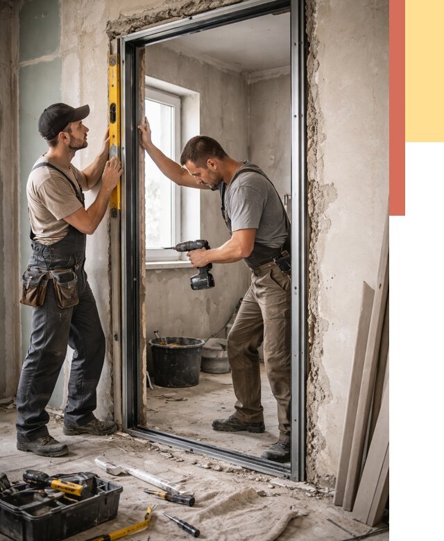 Закладка дверного проема в Партизанске от 3757 руб. — быстро и недорого | ОТДЕЛОЧНИК-Прт