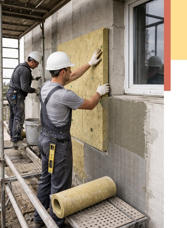 Утепление стен в Партизанске от 4615 руб. под ключ — быстро и недорого | ОТДЕЛОЧНИК-Прт