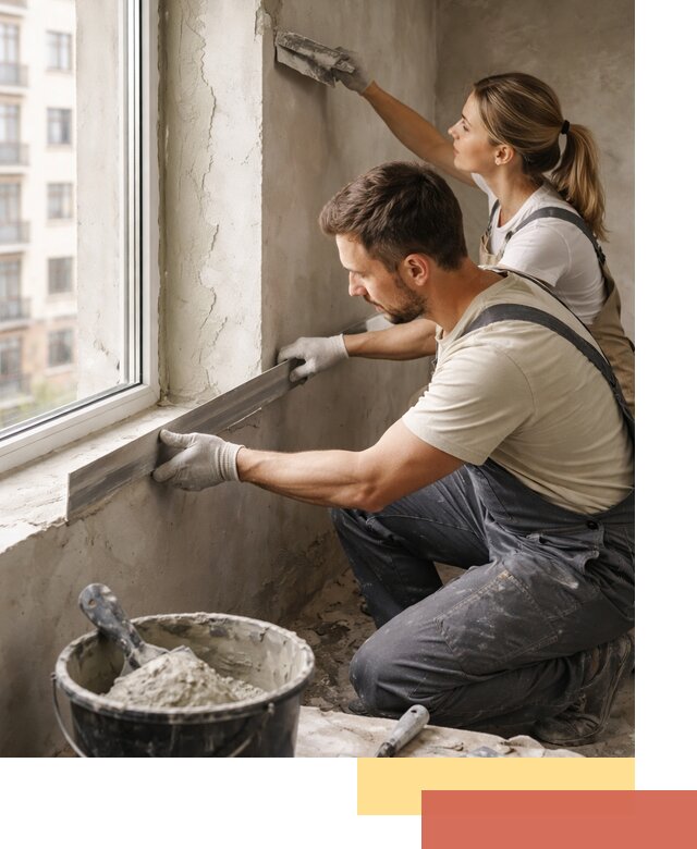 Штукатурка откосов дверей и окон профессионально в Партизанске