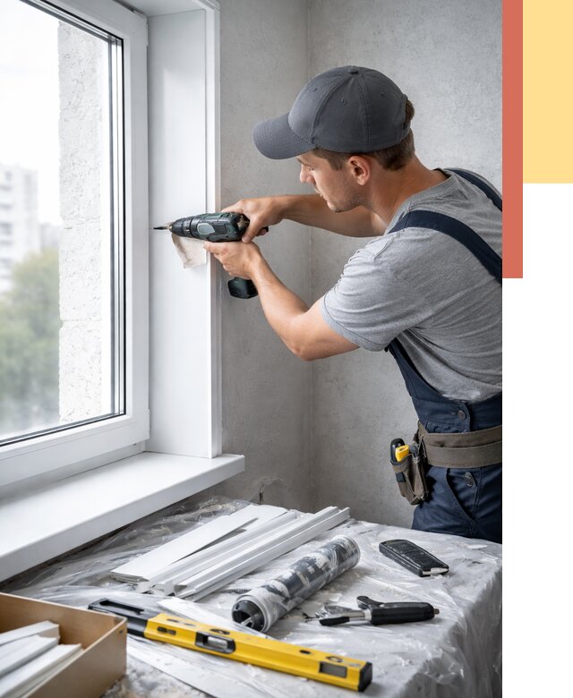 Установка пластиковых откосов в Партизанске от 2415 руб. | ОТДЕЛОЧНИК-Прт монтаж, быстро и недорого