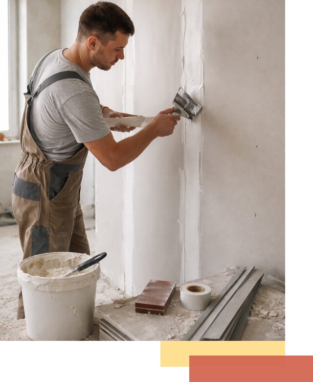 Шпаклевка перегородок из гипсокартона в Партизанске качественно и быстро