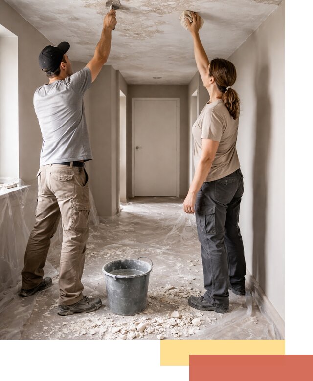 Удаление побелки с потолка в Партизанске — быстро и аккуратно