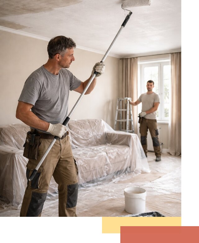 Грунтовка потолка в Партизанске — подготовка под покраску и отделку