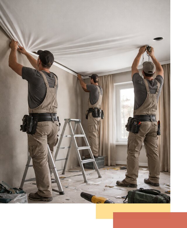 Монтаж матового натяжного потолка в Партизанске качественно и быстро