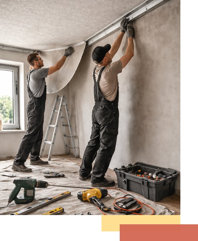 Монтаж фактурного натяжного потолка в Партизанске качественно и быстро