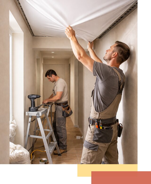 Монтаж натяжного потолка в прихожей в Партизанске