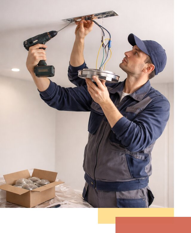 Установка люстры в натяжной потолок в Партизанске