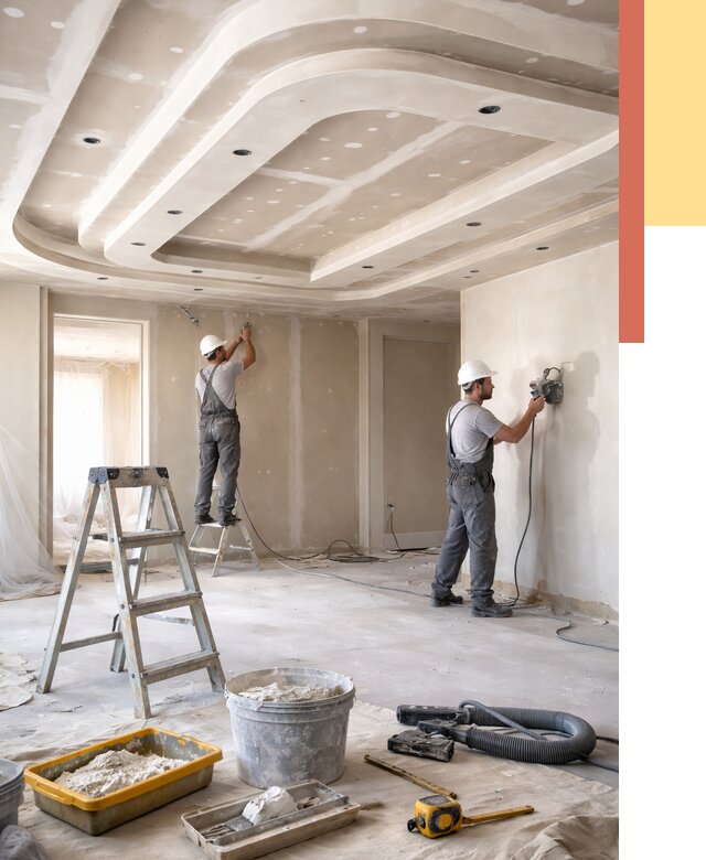 Многоуровневый потолок из гипсокартона в Партизанске от 805 руб. под ключ | ОТДЕЛОЧНИК-Прт