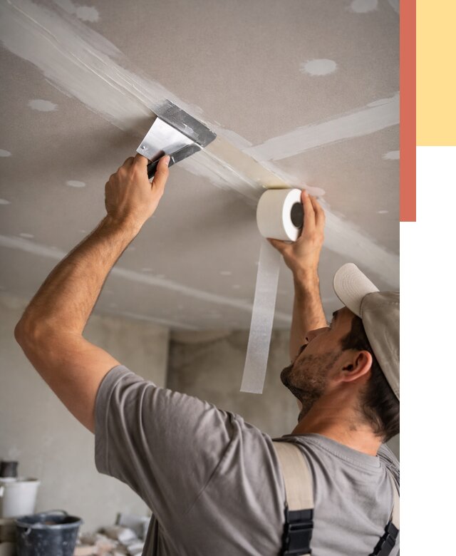 Обработка швов потолка ГКЛ в Партизанске от 8050 руб. под ключ | ОТДЕЛОЧНИК-Прт