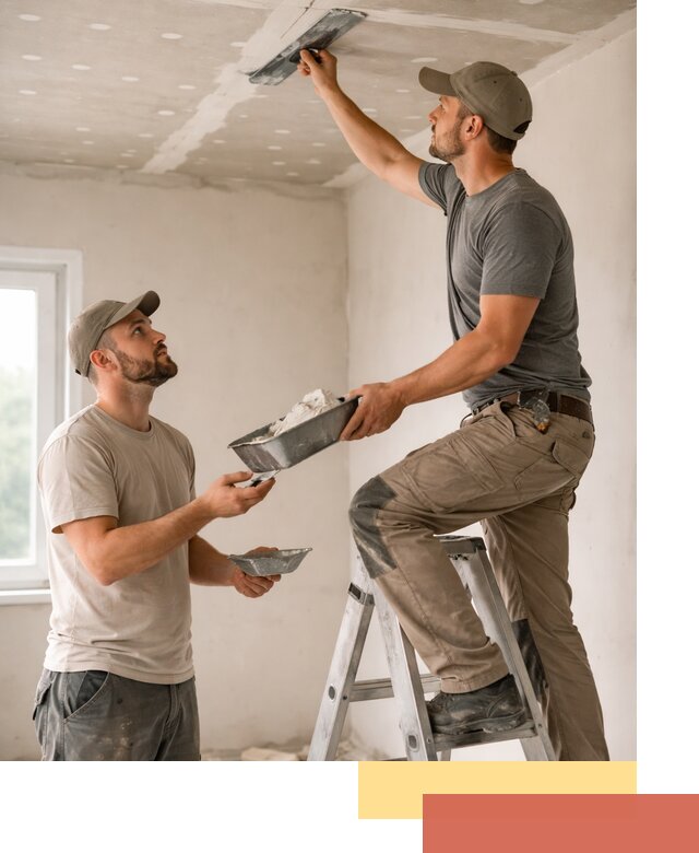 Шпаклевка потолка из гипсокартона в Партизанске качественно и быстро