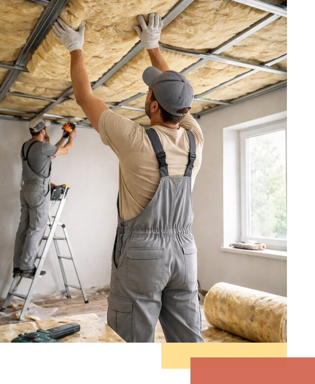 Утепление потолка под ключ в Партизанске качественно и быстро