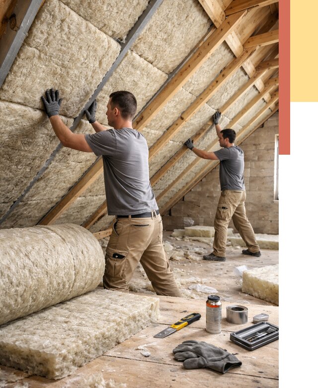 Утепление потолка минватой в Партизанске от 1556 руб. — быстро и недорого | ОТДЕЛОЧНИК-Прт