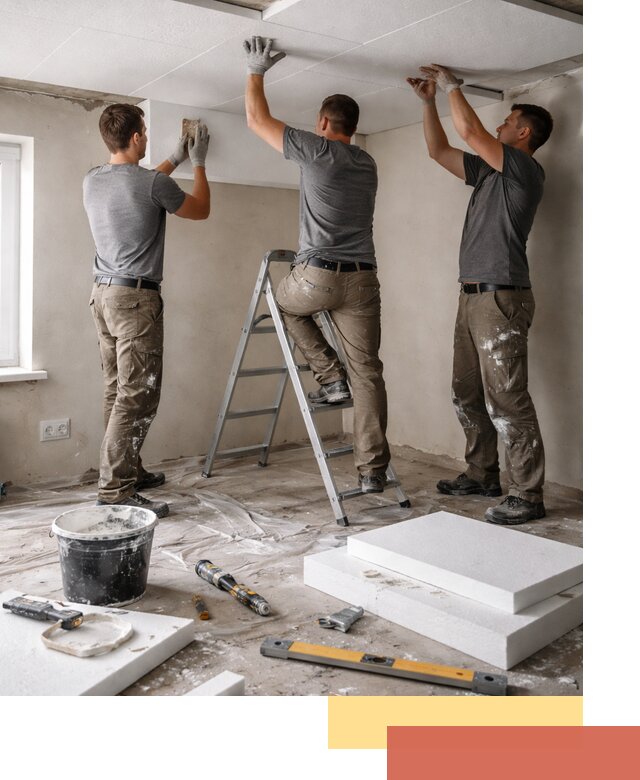 Утепление потолка пенопластом в Партизанске быстро и качественно