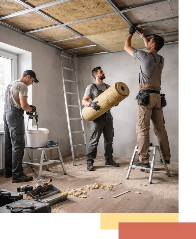 Шумоизоляция потолка в Партизанске: профессиональный монтаж и отделка