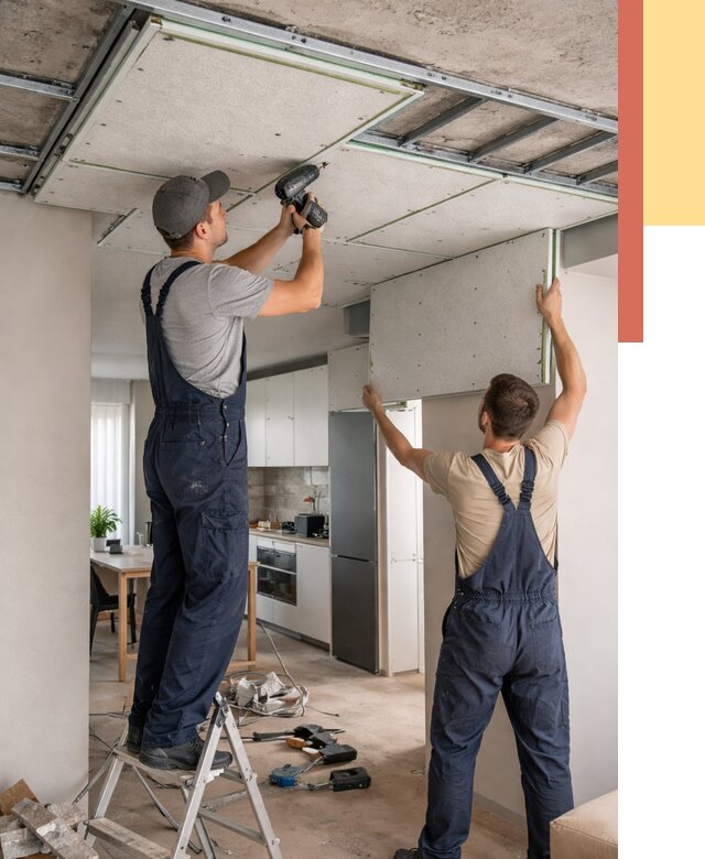 Шумоизоляция потолка панелями зипс в Партизанске от 1986 руб. под ключ | ОТДЕЛОЧНИК-Прт